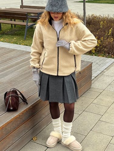 Флиска Тэдди бежевый