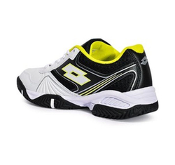 Женские Кроссовки теннисные Lotto Superrapida 400 III W - all white/yellow neo