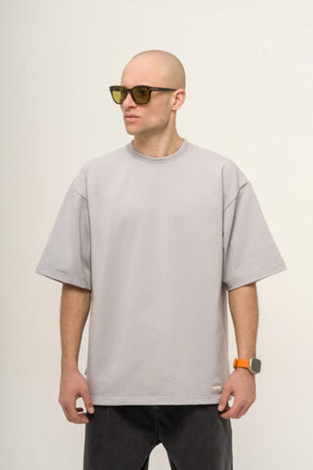 Футболка KUL'TURA OverSize "Basic" Дымок