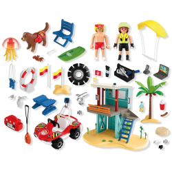 Playmobil - Спасательная вышка My Life и пляжный багги 71903