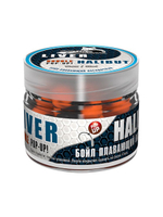 Бойлы насадочные плавающие двухцветные Sonik Baits 14мм CRENBERRY-SHRIMP Fluo Pop-ups 90мл