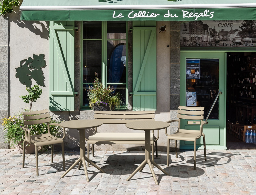 Кресло пластиковое Siesta Contract Paris, бежевый