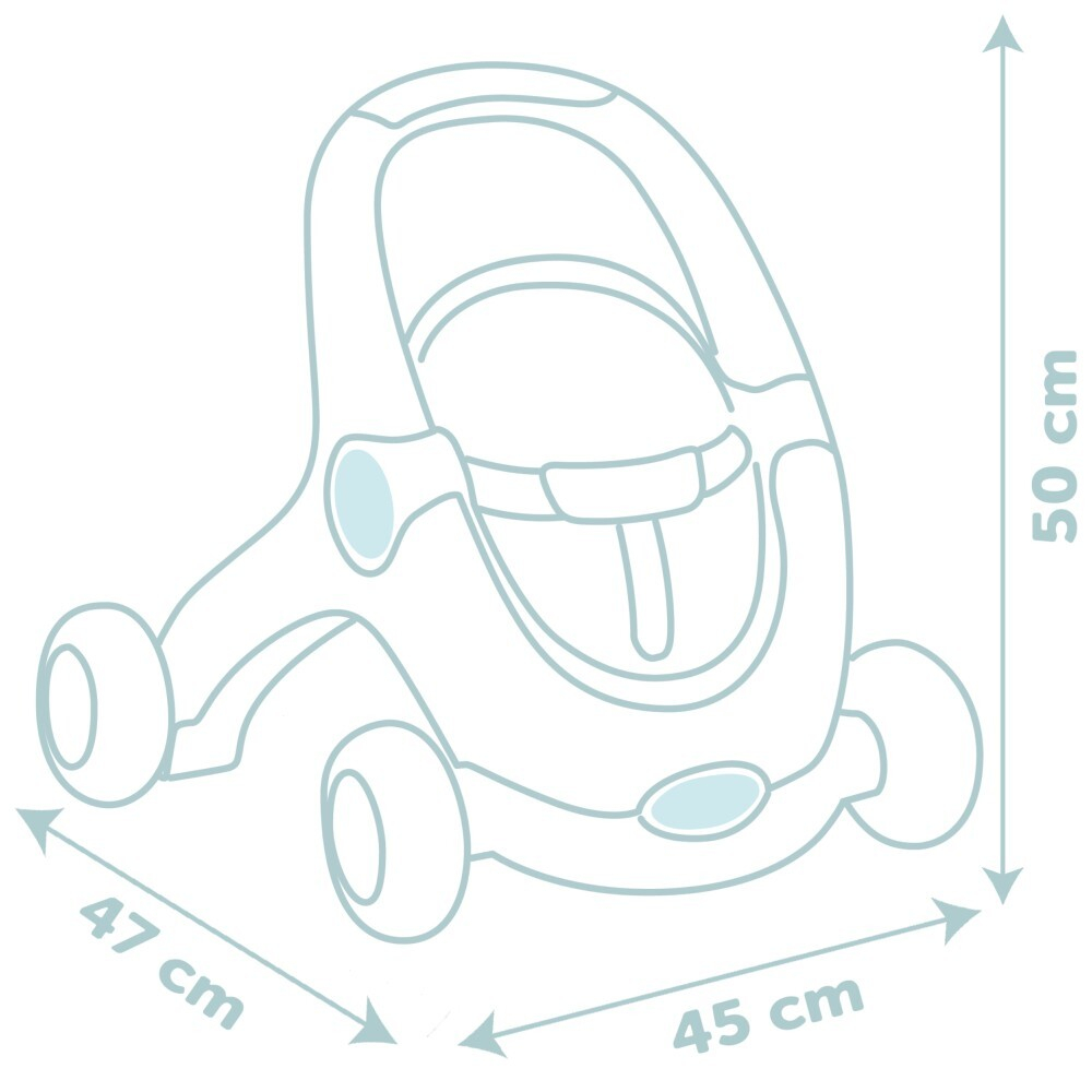 Smoby Little - Коляска 3 в 1 + Baby Doll 140308 / артикул   140308  / GTIN 3032161403083