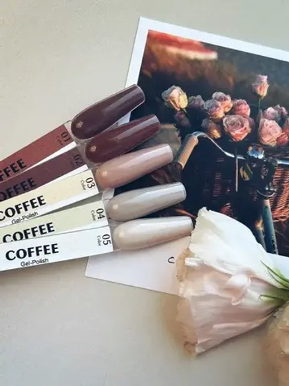 4 Гель-лак Coffe M&K 10мл