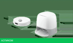 Робот-пылесос Roborock Robotic Vacuum Cleaner+Empty Wash Fill Dock Qrevo Curv RU White (QRC02-02)