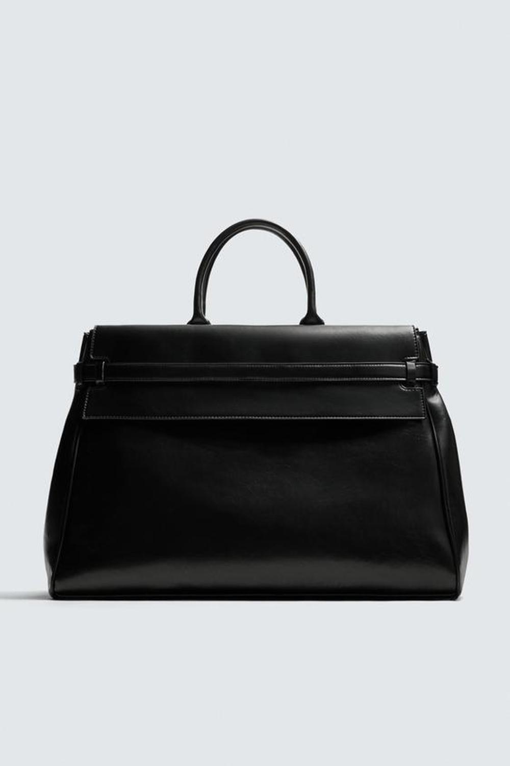 ZARA СУМКА БОЛЬШОГО РАЗМЕРА, ЧЕРНЫЙ