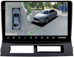 Магнитола для Toyota Prius 20 2003-2011 (наверх) - Teyes CC3-2K-360 на Android 10, 2K QLED, 6Гб+128Гб, CarPlay, 4G SIM-слот, 4 камеры в комплекте