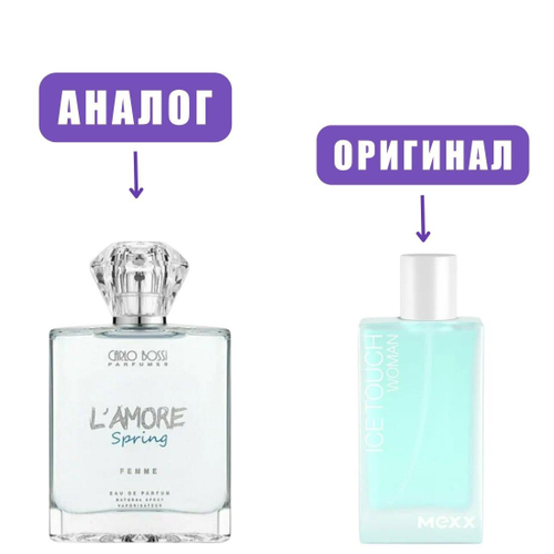 CARLO BOSSI L`amore SPRING edP 100ml lady (Версия Mexx Ice Touch)