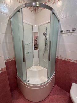 Душевая кабина AvaCan (АваКан) EM5090N с высоким поддоном, 90х90х208