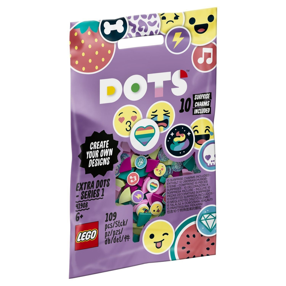 LEGO Dots: Дополнительные элементы DOTS 41908 — Extra Dots - Series 1 — Лего Дотс Точки
