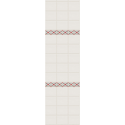 Панель ПВХ Novita 3D Лилия красная фон 2700х250мм