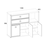 Тумба 3D2SN, MAGELLAN, цвет Сосна винтаж