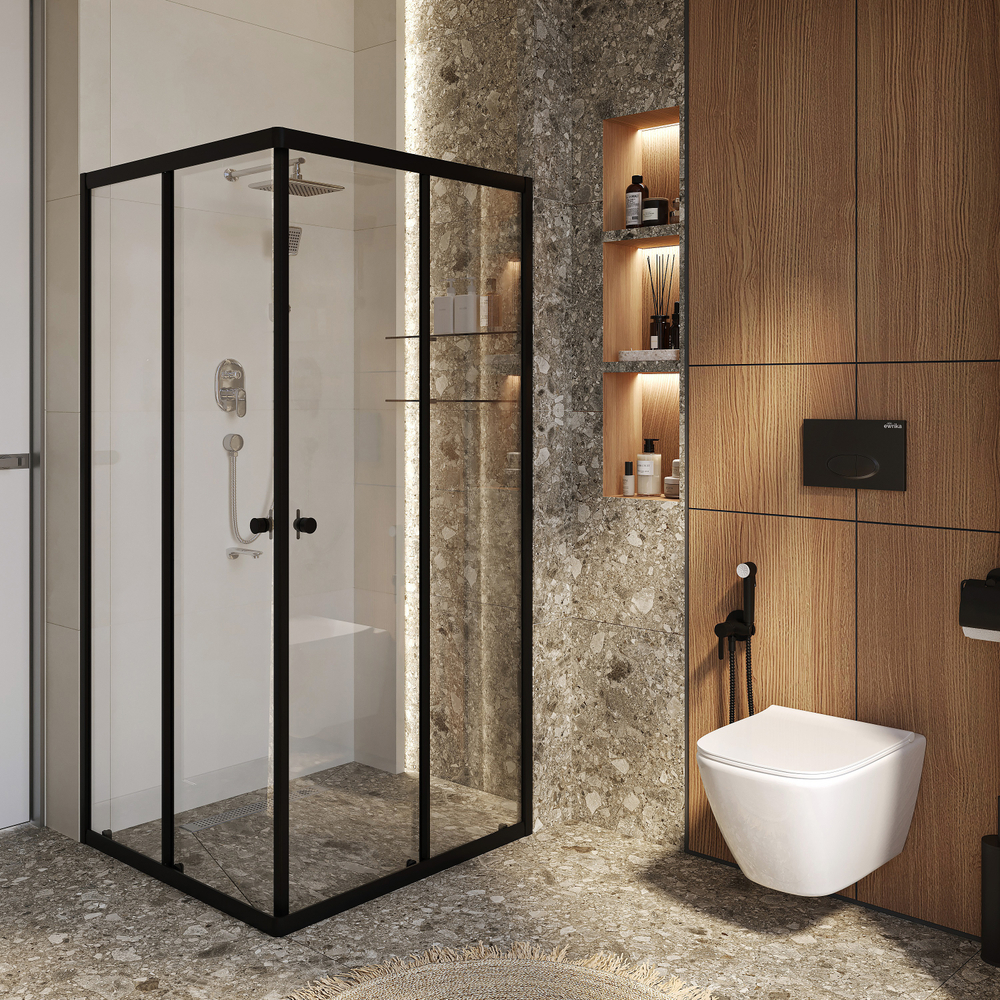 Гигиенический душ STWORKI Ноттвиль NO-05b со смесителем, С ВНУТРЕННЕЙ ЧАСТЬЮ