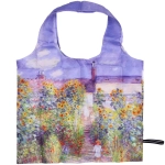Сумка - шоппер в чехле с замком водонепроницаемая «ИДЕЯДОМА», принт моне сад, 46*55см