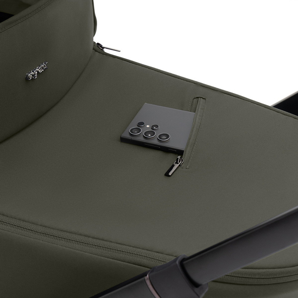 Коляска Agex Prima Pro 3 в 1 с автокреслом i-Team Grey APF664 Green (Зеленый)