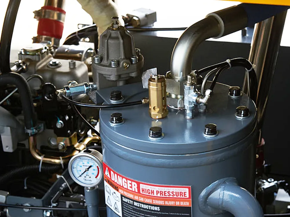 Дизельный винтовой компрессор ET SD-142S-15 на раме