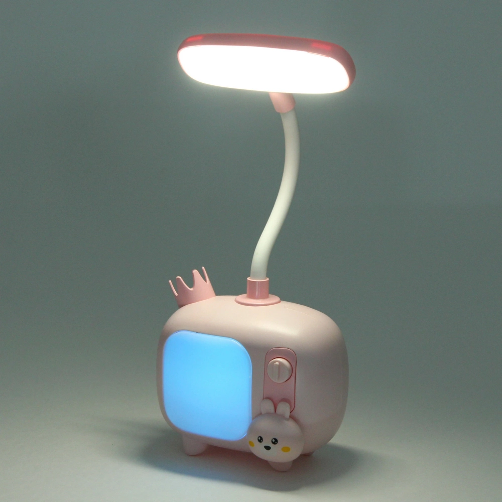 Настольная лампа «Sweet - TV time» LED, USB 0.6-4.2W 5V, Розовый