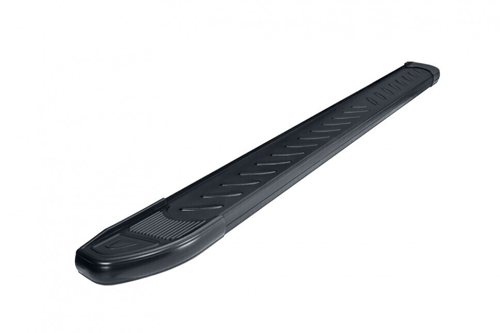 Пороги алюминиевые Jeep Grand Cherokee (2010-2021) Elite черные