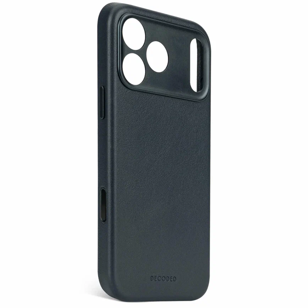 Чехол Decoded Leather Backcover для iPhone 17 Pro Max темно-синий