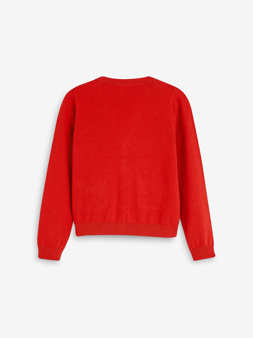 Кардиган школьный с карманами для девочки Next 644-160, Красный