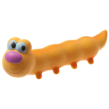 ZOOONE Игрушка латексная для собак "Гусеница", 19 см