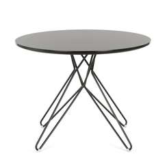 Кофейный стол Bug Ø60х45 см, черный мрамор