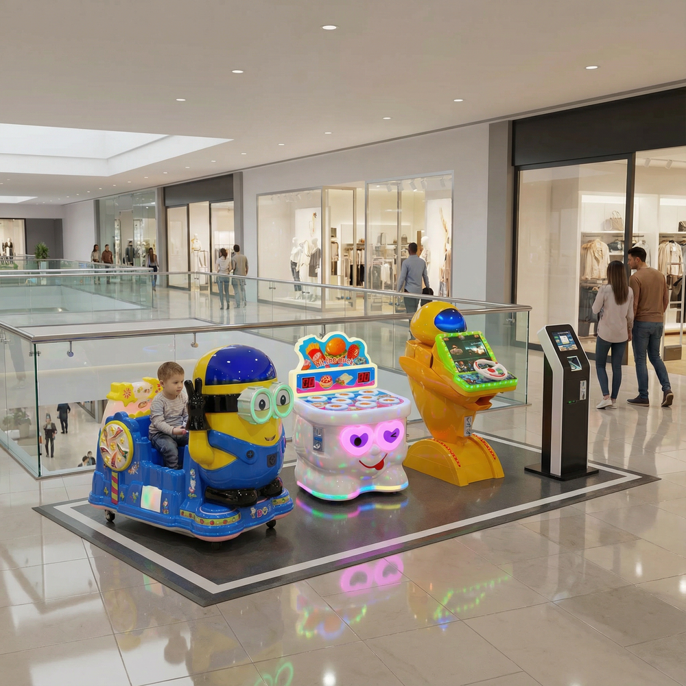 Готовый бизнес-комплект мини игровых автоматов для детей от 3 лет (автономный)