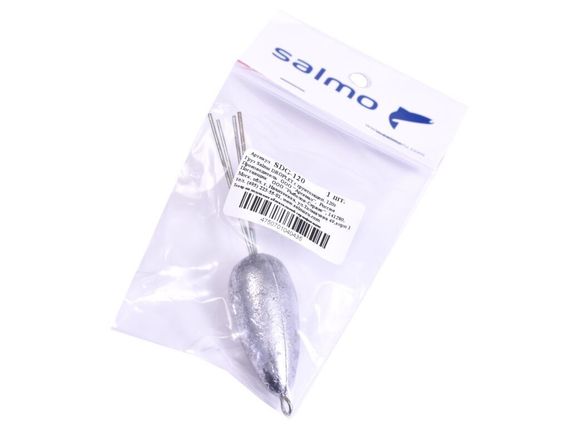 Груз Salmo DROPLET с грунтозацеп. 120г