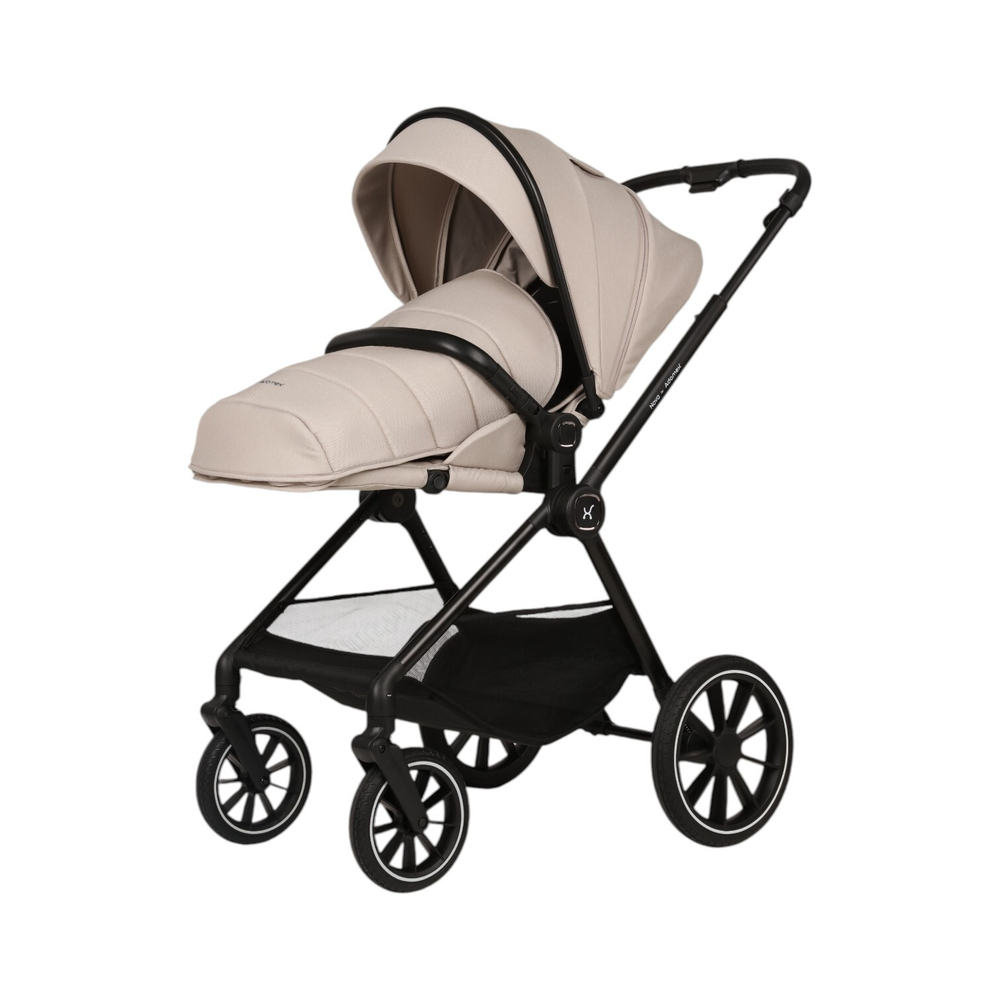 Детская универсальная коляска Adamex NOVA 2в1 - Beige (Бежевый)