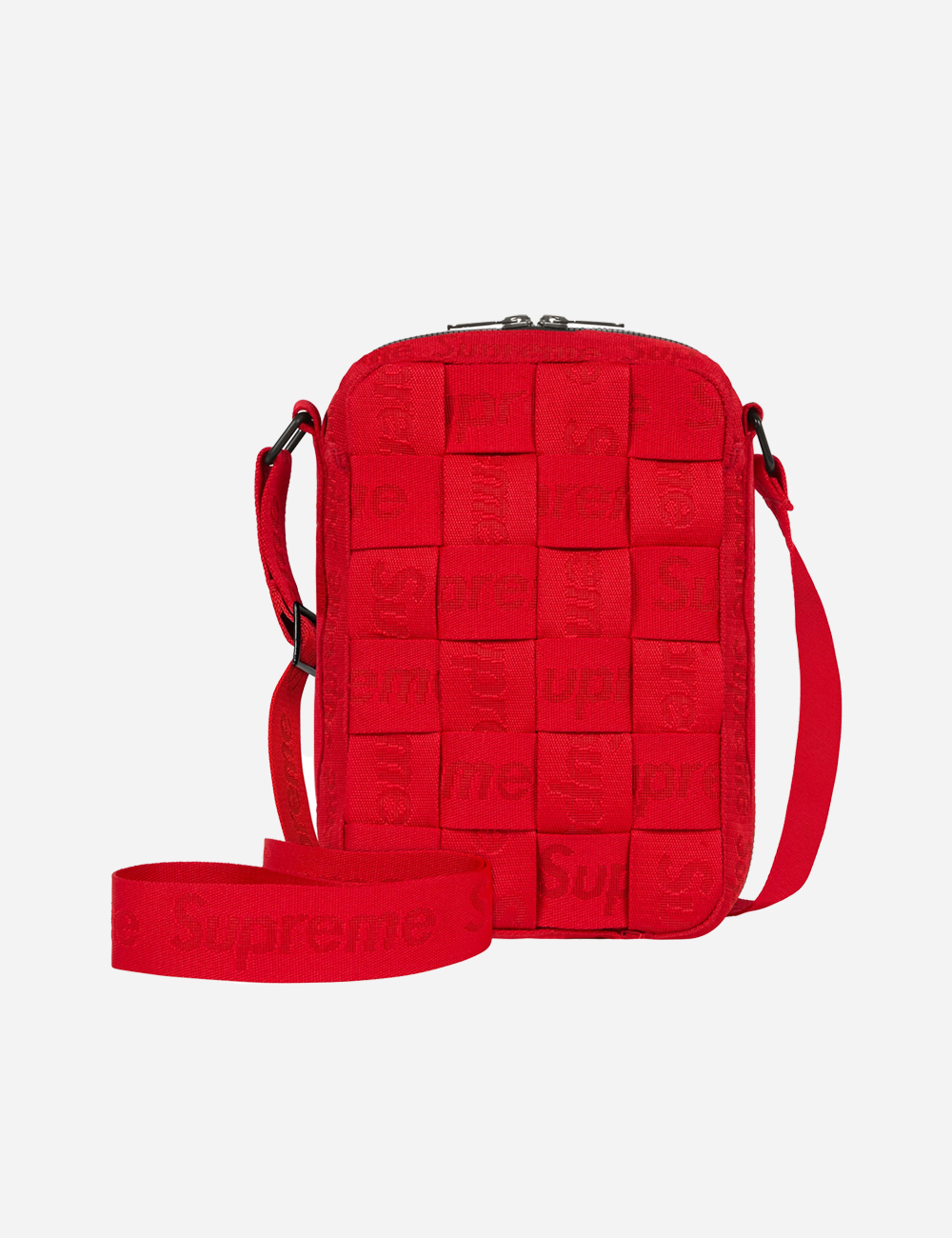 Supreme Shoulder Woven Bag Red