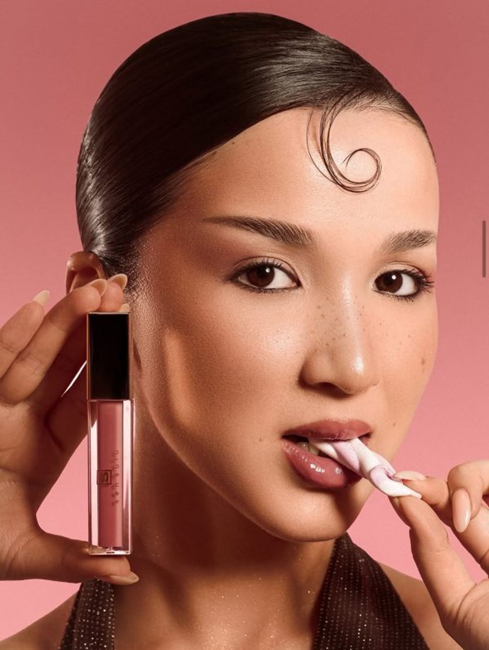 Блеск для губ SENSULU Lip Gloss - 02 Peach Velvet