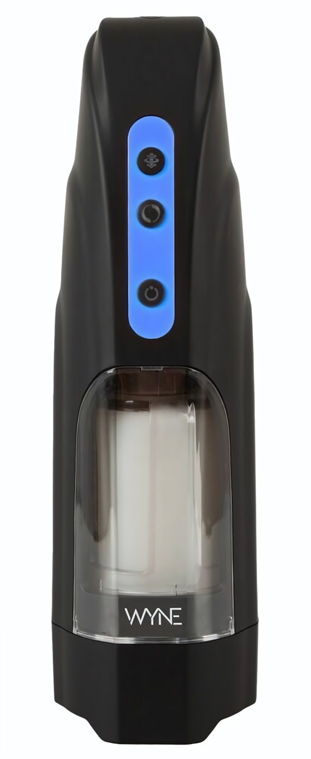 Мощный мастурбатор WYNE Masturbator 09 (Цвет: черный с белым)