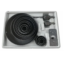 Набор кольцевых пил коронок по дереву 16шт (19-127мм)