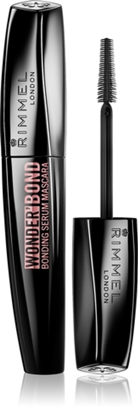 Rimmel Wonder Bond - Тушь для ресниц, утолщающая и удлиняющая тушь для ресниц для роста ресниц. оттенок Brown, 11 ml