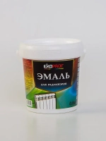 Краска для радиаторов отопления, батарей и труб термостойкая до+100 С AKRIMAX без запаха, акриловая, водостойкая, шелковисто-матовое покрытие, белая 0,8 кг, эмаль для радиаторов и труб