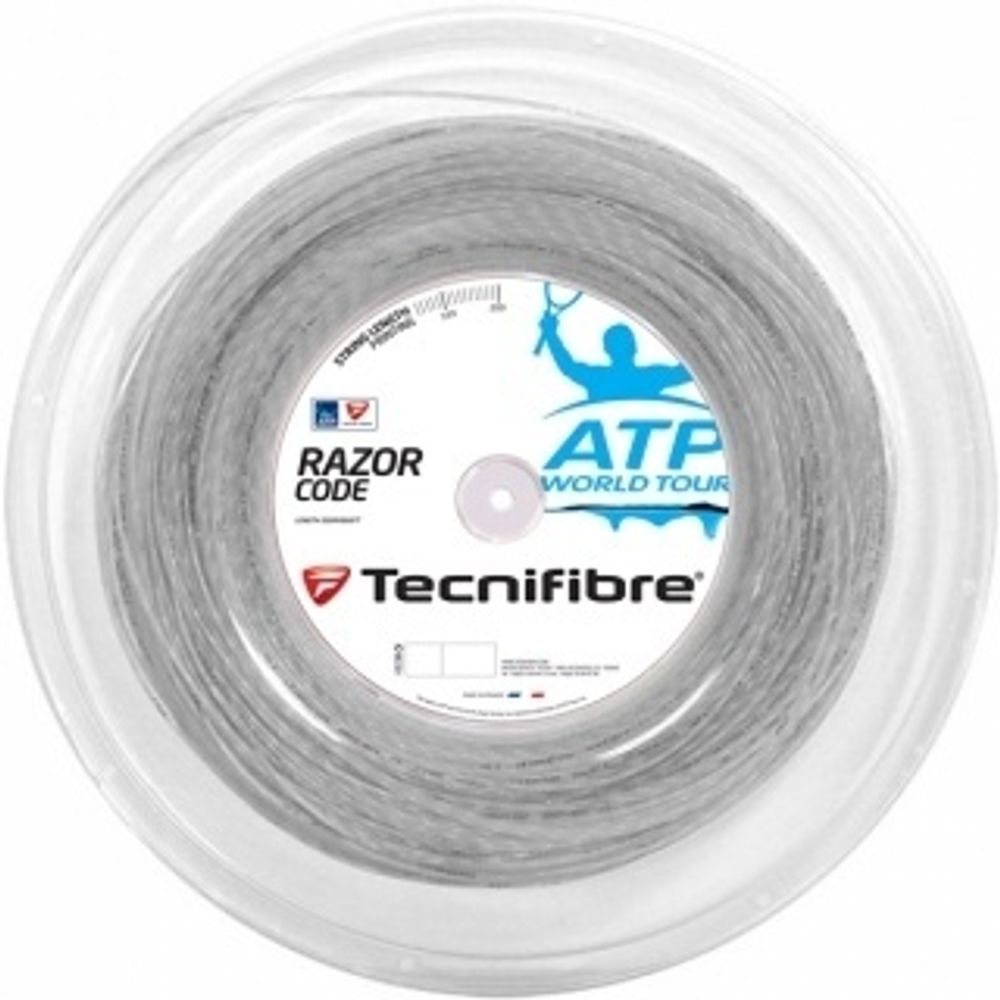 Струны для тенниса TECNIFIBRE RAZOR CODE WHITE 1.25 В нарезке (1 натяжка) 11 м