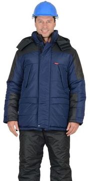 Куртка зимняя "Сириус-Европа" (синий/черный)