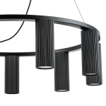 718097 Люстра ROMA 9х28W GU10 (led) ЧЕРНЫЙ