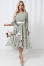 Платье Эрин (оливковое) Р11-1216/3 Nikol (Акция)