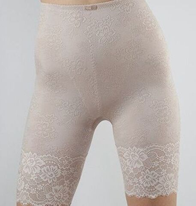 Панталоны-утяжки из фактурной микрофибры (Размер: 4X) (Цвет: бежевый)