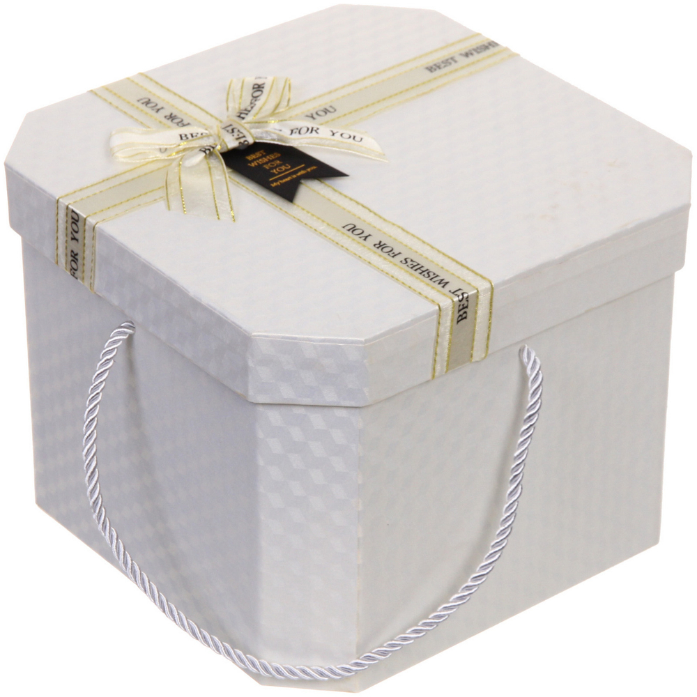 Коробка подарочная «Близкому человеку» 21*21*16 см, белый