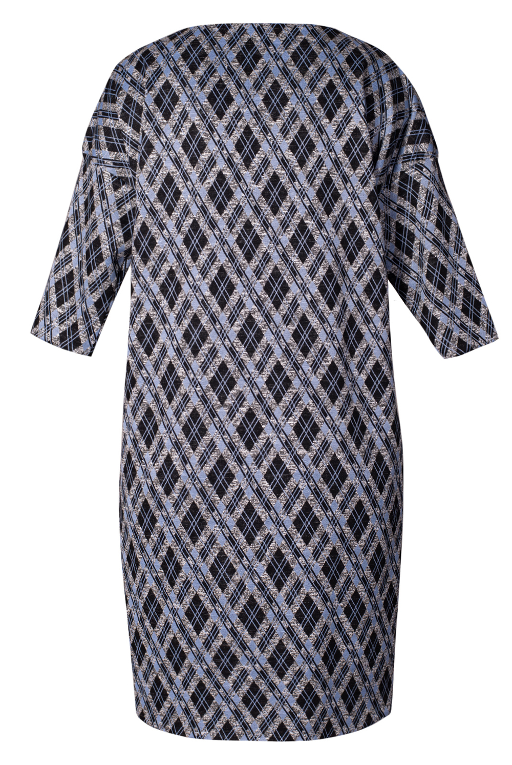 Платье женское 1481А, голуб.чёрн. #225Гчр051481А