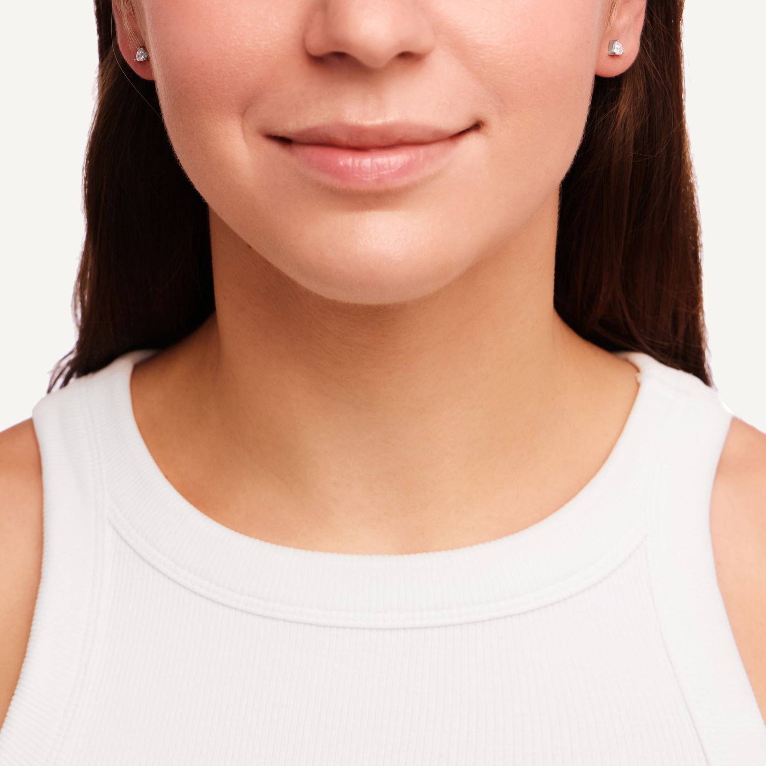 Серьги Classic Trillion Studs, Size 4