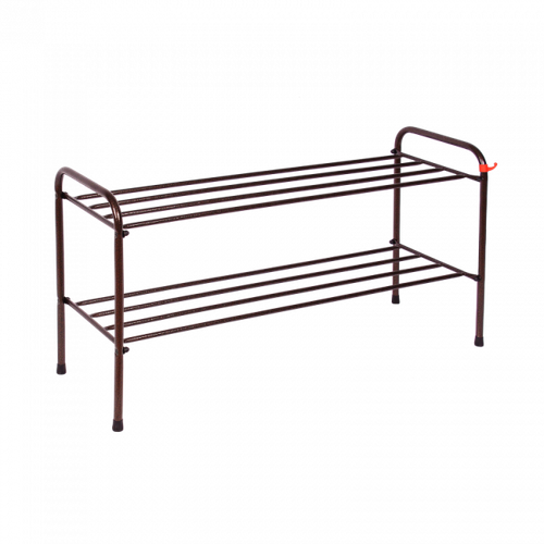 ПОДСТАВКА ДЛЯ ОБУВИ 2 ПОЛКИ 80СМ МЕД/АНТИК