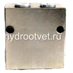 VSL4-D - Питатель для двухлинейных систем смазки с рабочим давлением 400 бар, количество выходов 4, максимальная доза 5 мл/цикл, с фиксированным винтом