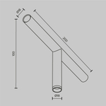 Светильник Technical C102CL-3W3-6K-B