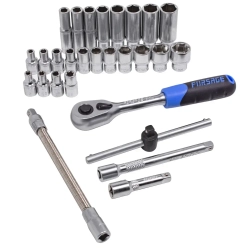 Набор инструментов 108+6пр.1/4''1/2''(6гр.)+(гол.-бита1/4'':T40 Forsage F-41082-5 PREMIUM