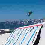 Надувная подушка-склон «SnowSlope» для слоупстайла и фристайла, 16×11×2,5 м