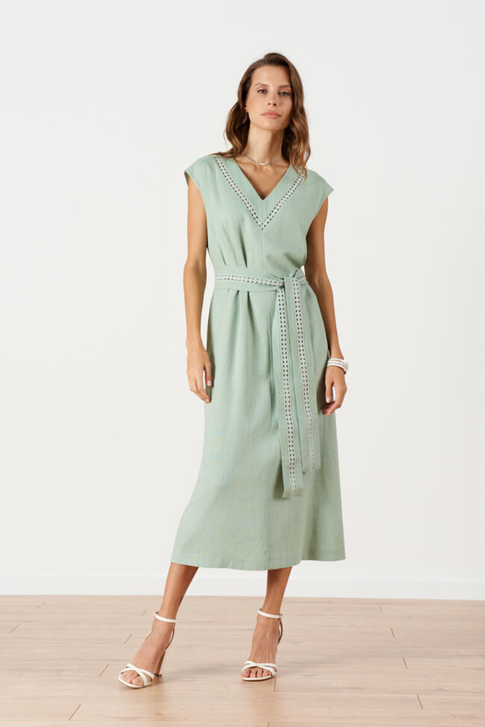 51649 Платье женское (полынь)