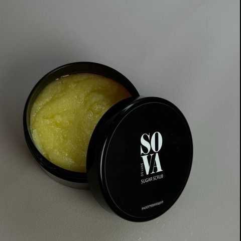 Сахарный скраб Разогревающий Sova De Luxe Sugar Scrub, 100 г